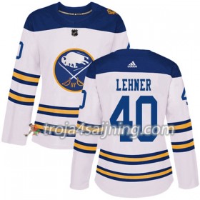 Buffalo Sabres tröja Robin Lehner 40 2018 Winter Classic Adidas Vit Authentic - Dame NHL Tröjor